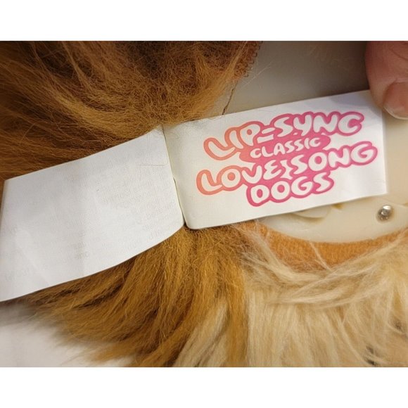Lip-Sync Love Song Dog Canine Crooners "Come Get Your Love" Redbone Plush Animal - Picture 11 of 12